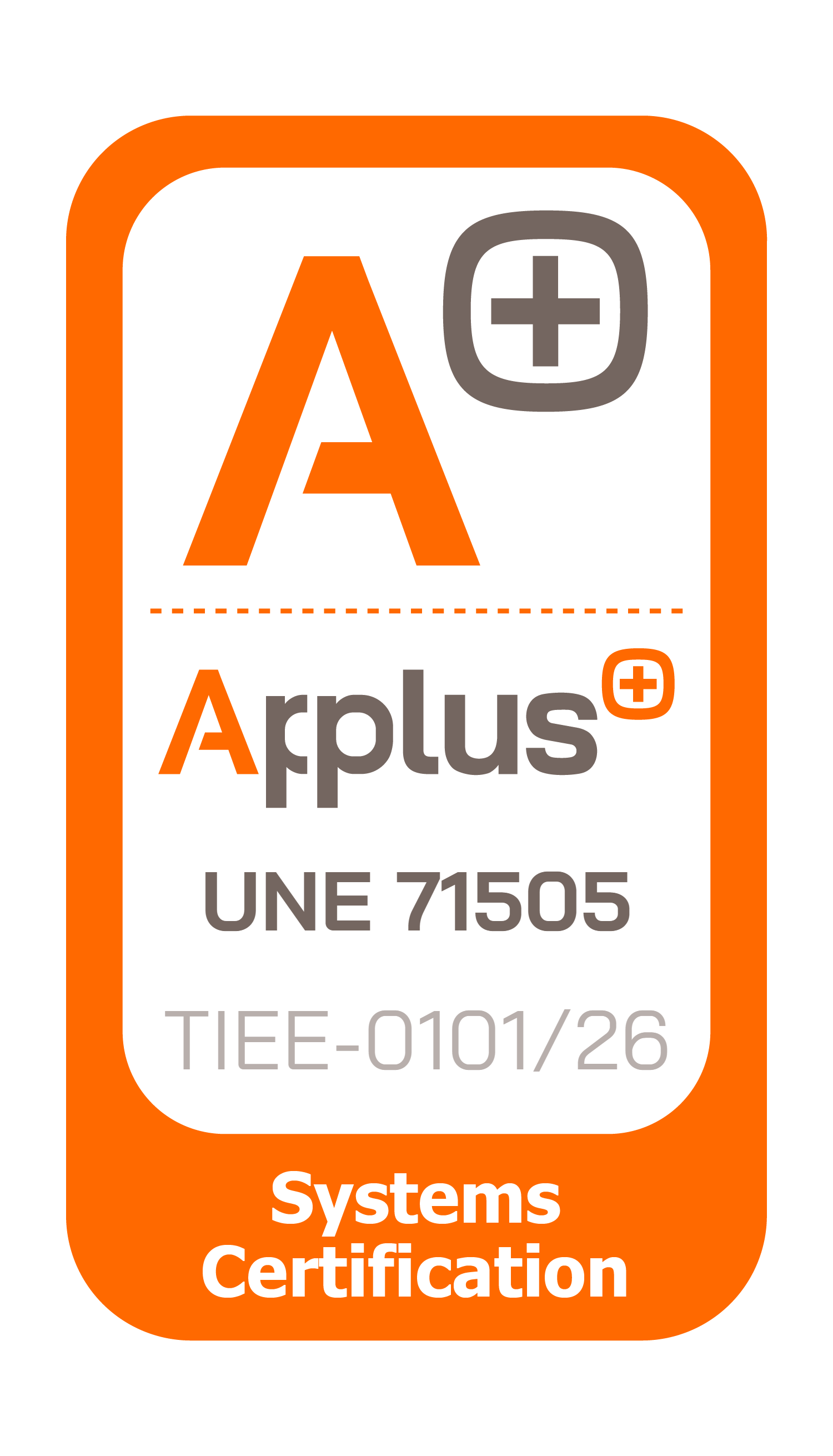 Certificado UNE 71505